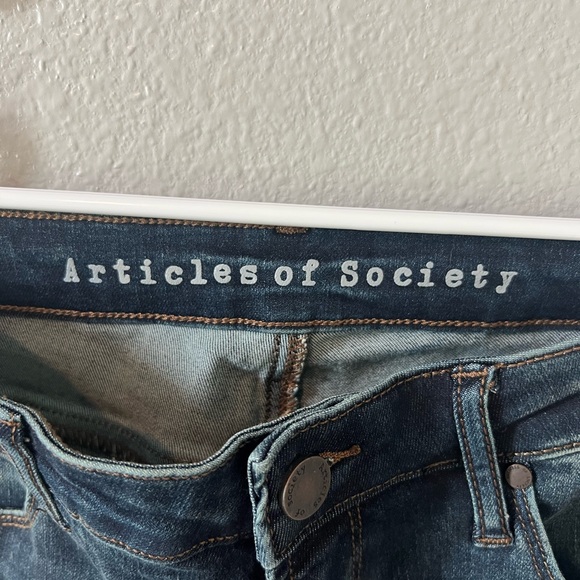 Articles Of Society Dark Wash Skinny Jeans - Picture 4 of 4